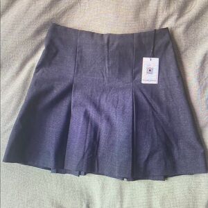 Classic Black Pleated Skirt